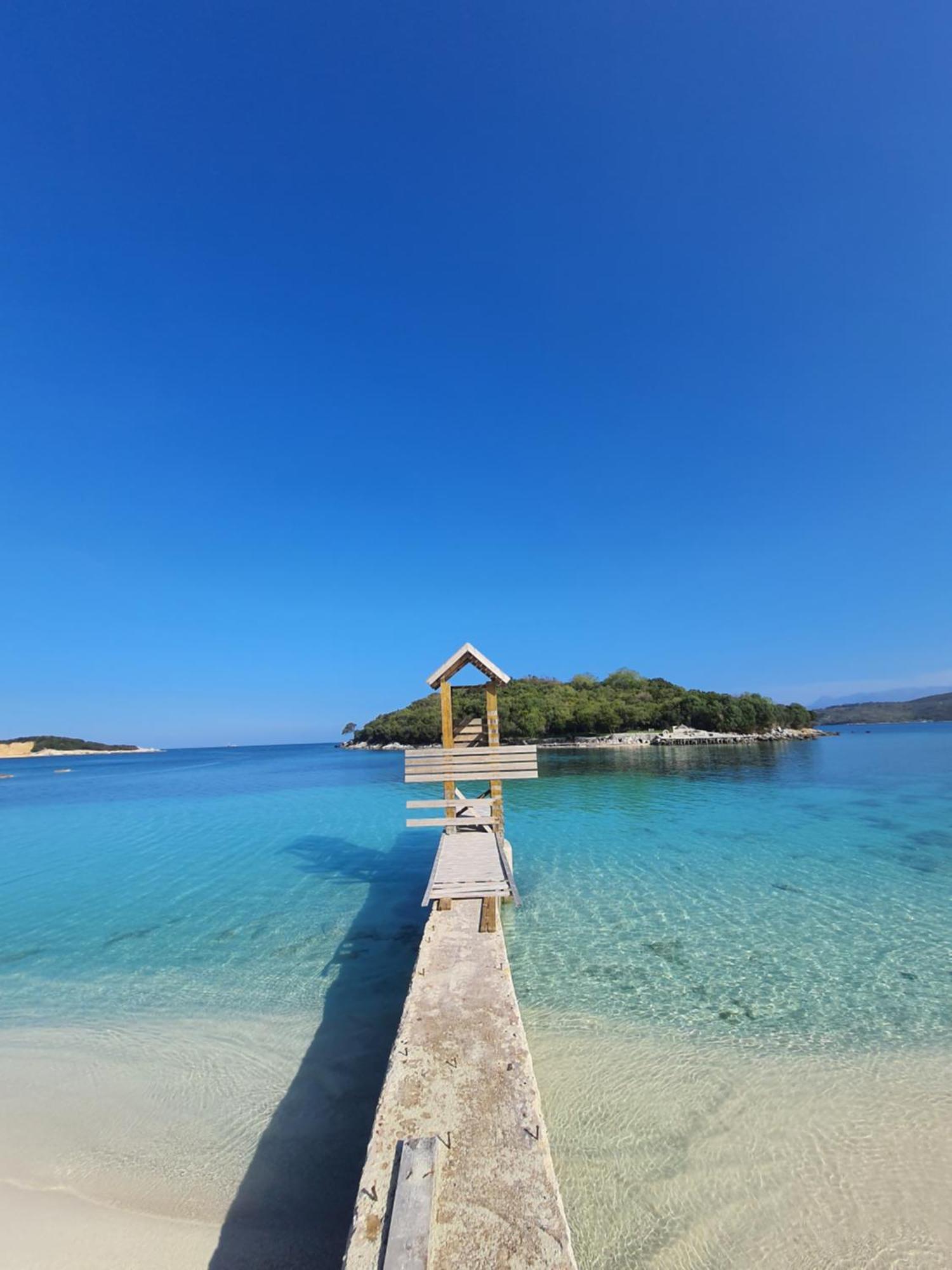 Hotel Nebo Ksamil Bagian luar foto